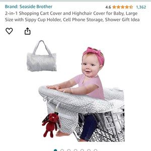 Grocery cart cover- used twice